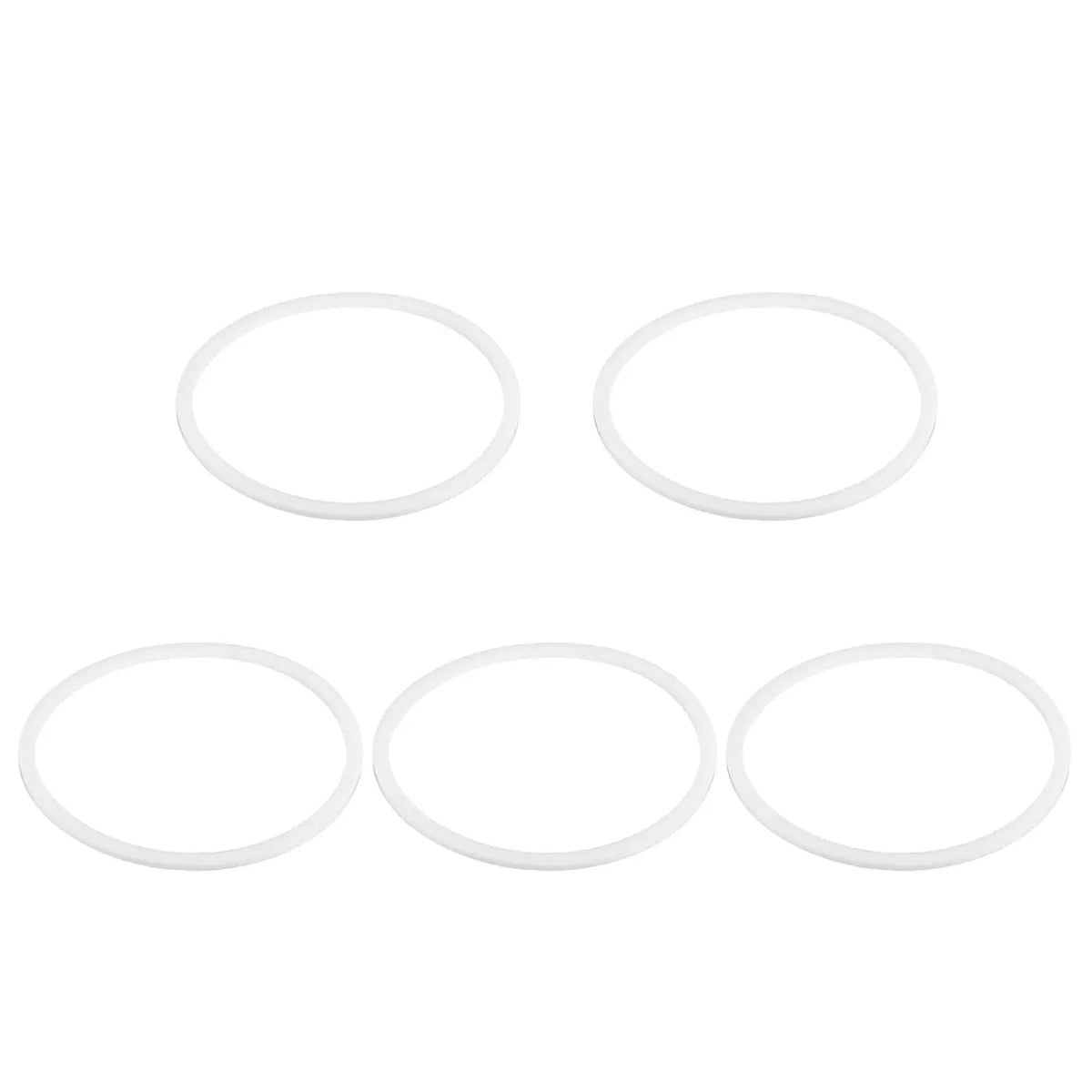PATIKIL M90 PTFE Flat Washer 5Pcs 90x100x2mm IDxODxT O-Ring Gasket