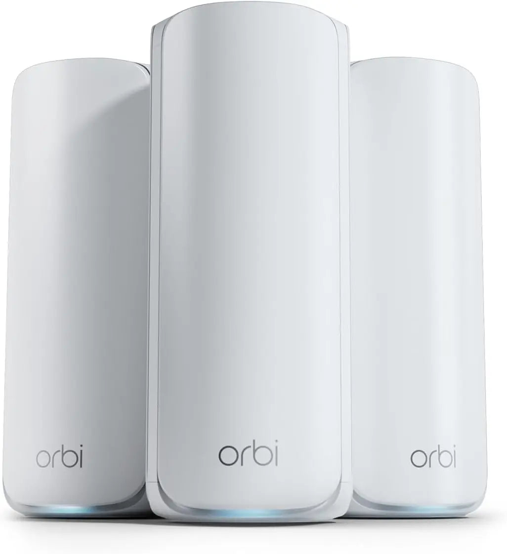 NETGEAR 3 Pack Orbi 770 Series WiFi 7 Mesh System, Up to 8,000 sq ft.