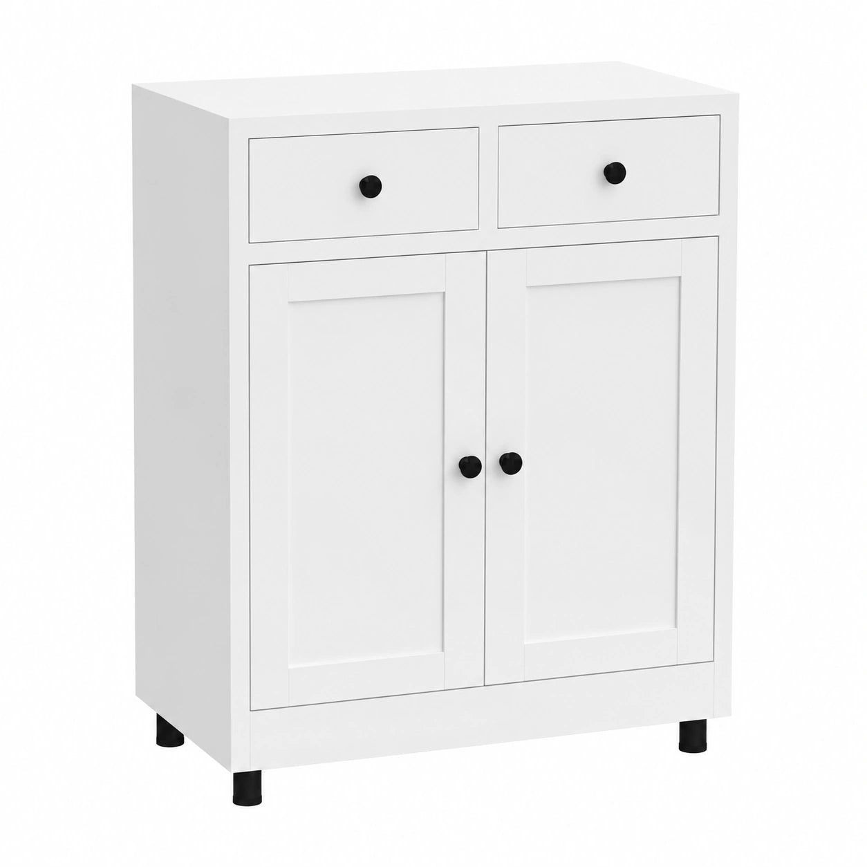 Armoire, réglable, avec rangement, avec tiroirs, en métal, coloris blanc, pour la chambre
