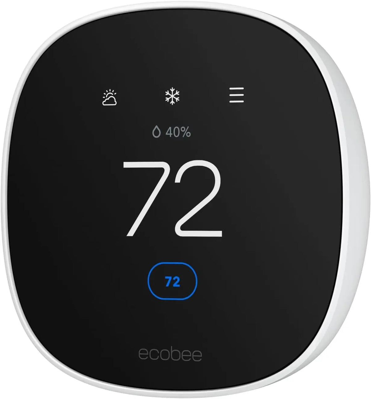 ecobee Smart Thermostat Essential, WiFi Thermostat, Energy Star Certified, Touch Controls