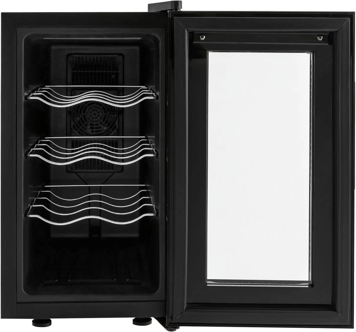 8-Bottle Thermoelectric Wine Cellar with Digital Temp Control, LED Lighting