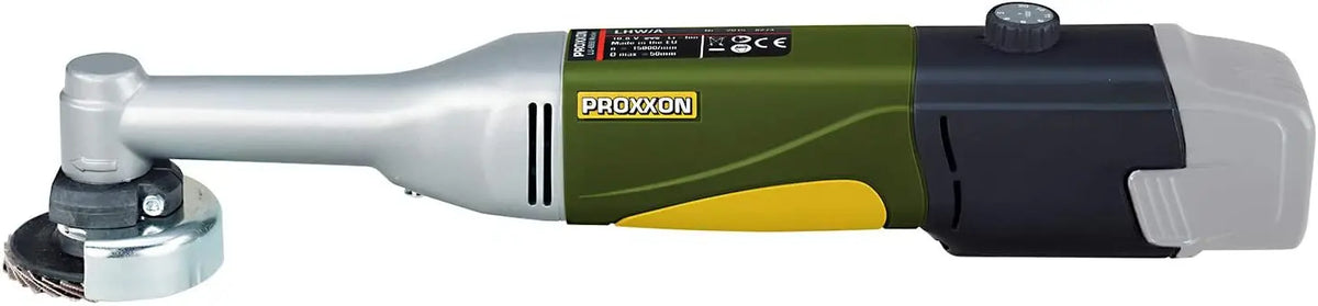 PROXXON 29817 Cordless Long Neck Angle Grinder LHW/A without Battery and Charger, Variable Speed