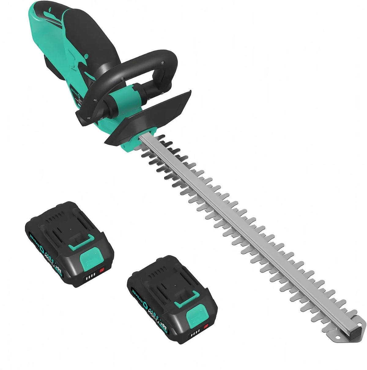 Garvee 22.4 Inch Brushless Cordless Hedge Trimmer, 3000 SPM Dual Action Blade