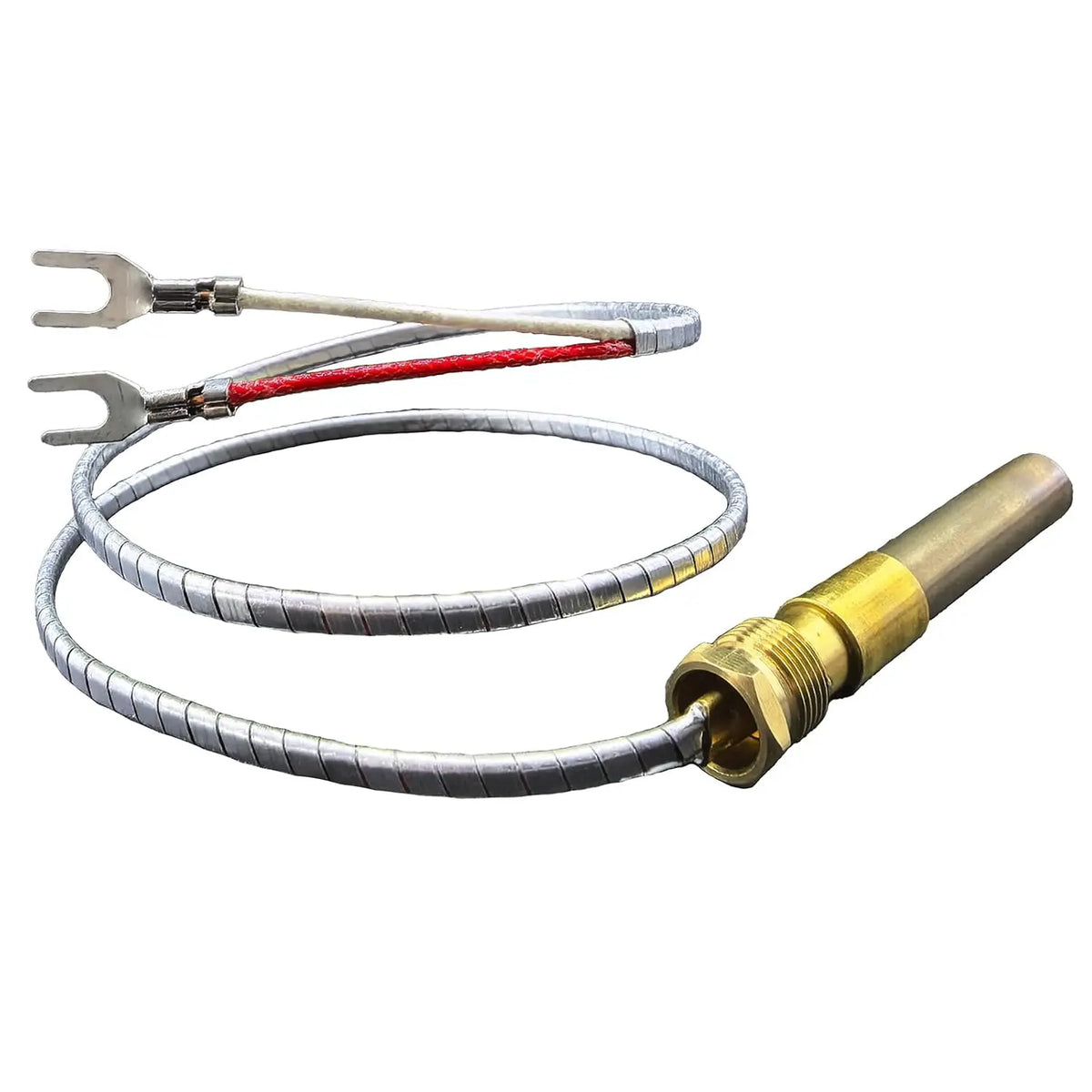 24 Inch 750 Millivolt Thermopile Generator, Universal Replacement Thermocouple Q313A for Gas Water Heaters, Fireplaces, Ovens, Fryers & Grills