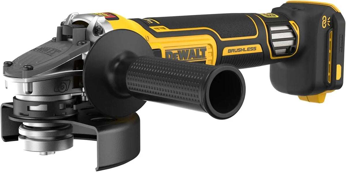 DEWALT 20V MAX XR Brushless Cordless 4-1/2 Inch, 5 Inch Variable Speed Slide Switch Grinder Tool Only DCG411VSB, Brushless Motor