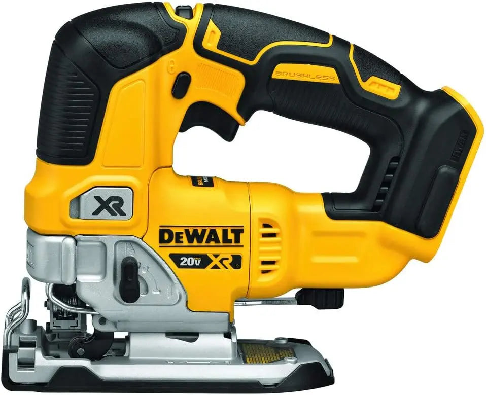 DEWALT 20V MAX XR Jig Saw, 3,200 Blade Speed, Cordless, Brushless Motor, LED Light, Bare Tool Only DCS334B, Variable Speed