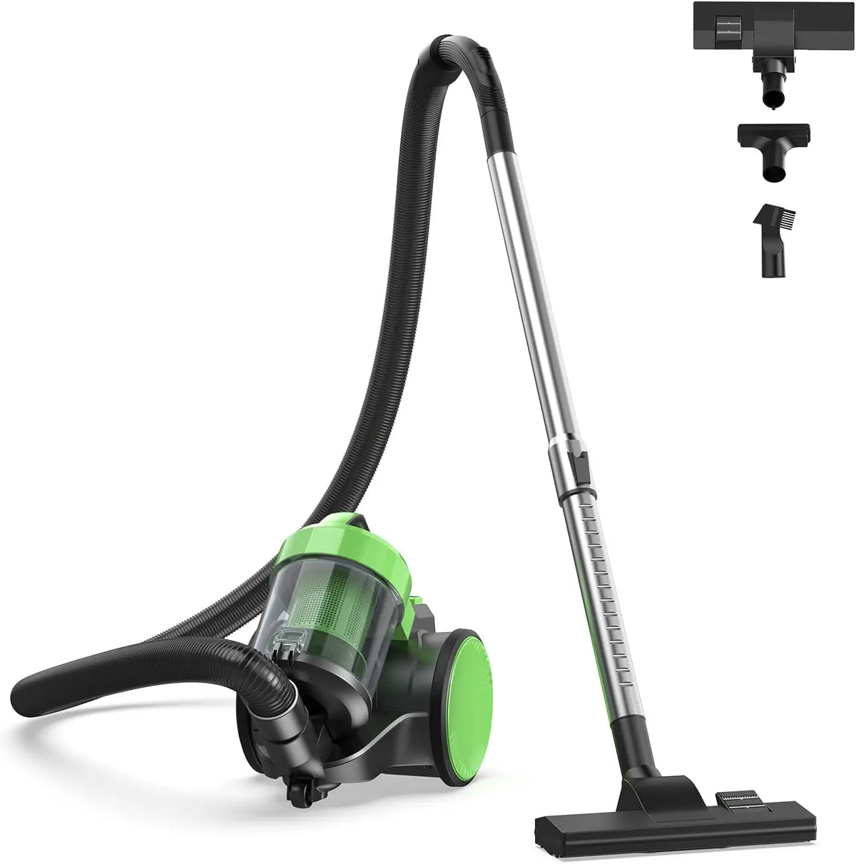 DUMOS Canister Vacuum Cleaner, 16Kpa Bagless Vacuum Cleaners for Home, HEPA Filtration