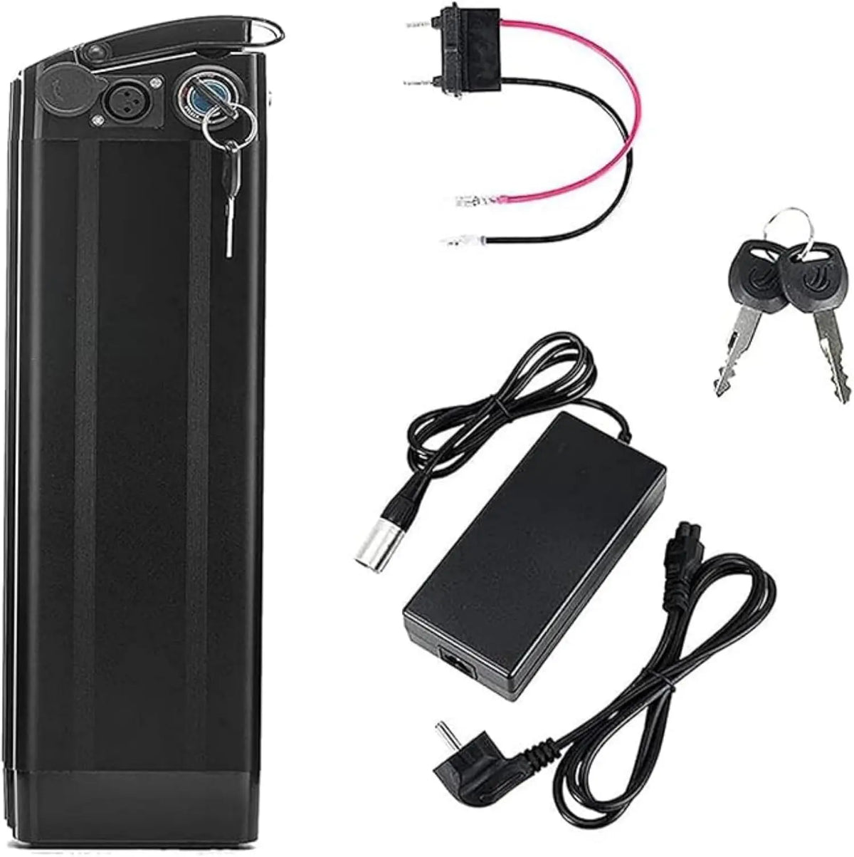 15.6Ah 36V Silver Fish E-Bike Battery Replacement Lithium Battery