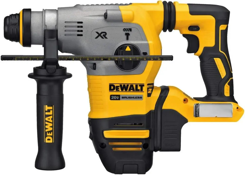 DEWALT DCH293B 20V Max XR Brushless 1-1/8 Inch L-Shape SDS Plus Rotary Hammer Drill Tool Only, Brushless Motor