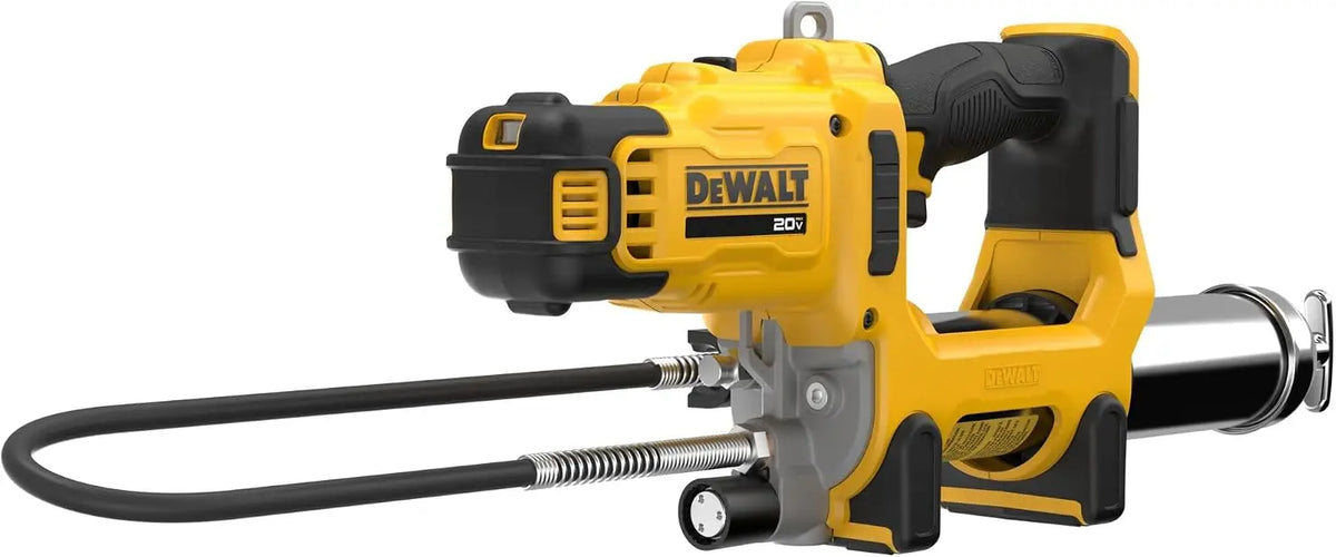 DEWALT Grease Gun 20V MAX Cordless 10,000 PSI Variable 2-Speed Electric Grease Gun, with 47 Inch Hose and LED Light, Tool Only DCGG581B
