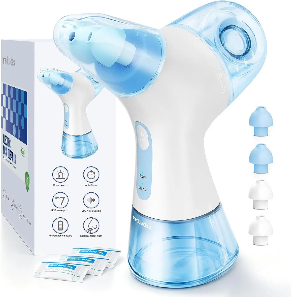 Electric Nasal Irrigation System - Dual‑Tank Sinus Rinse Machine