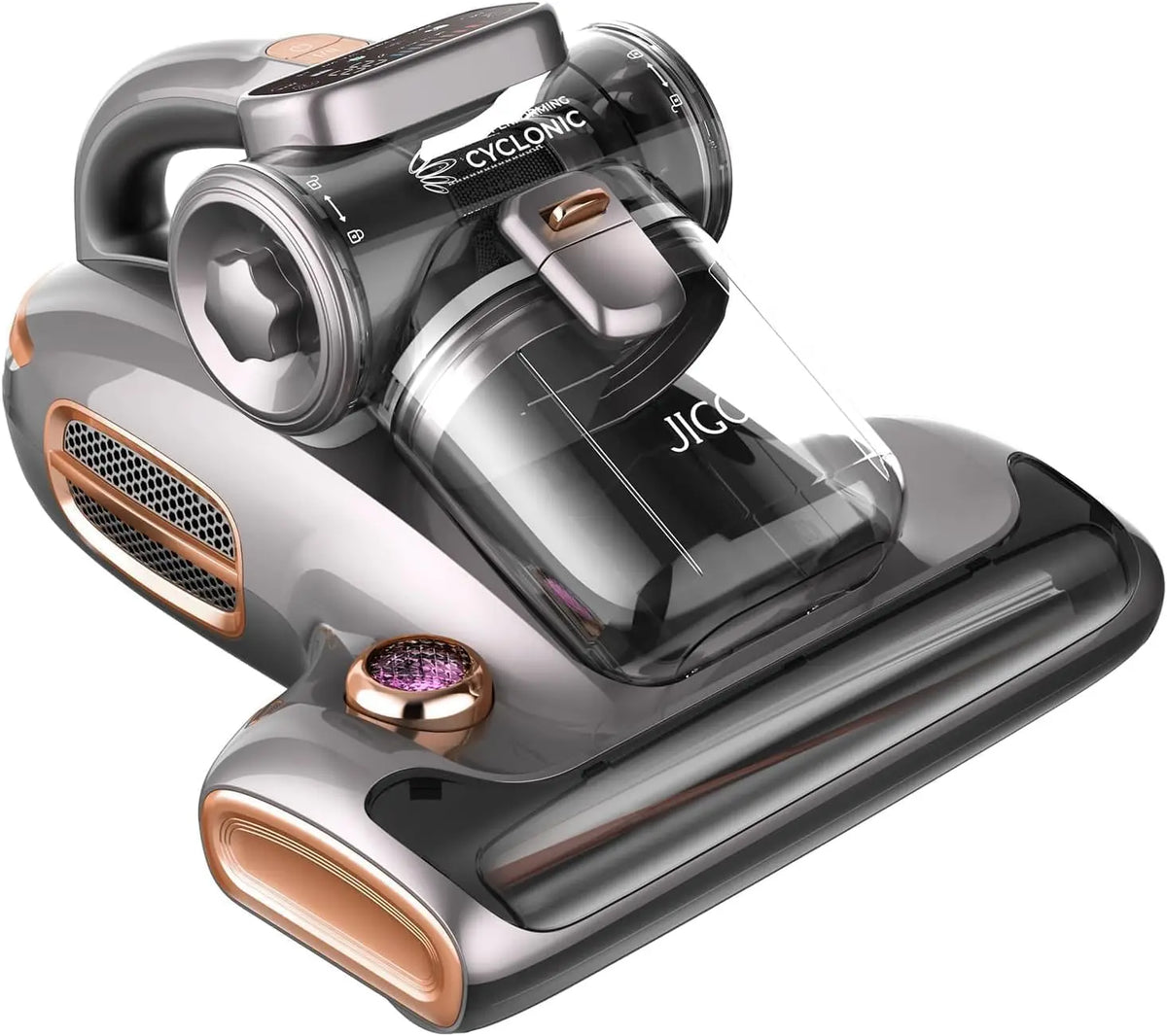 JIGOO T600 15Kpa Bed Mattress Vacuum Cleaner with UV-C Light, Suction, 700W