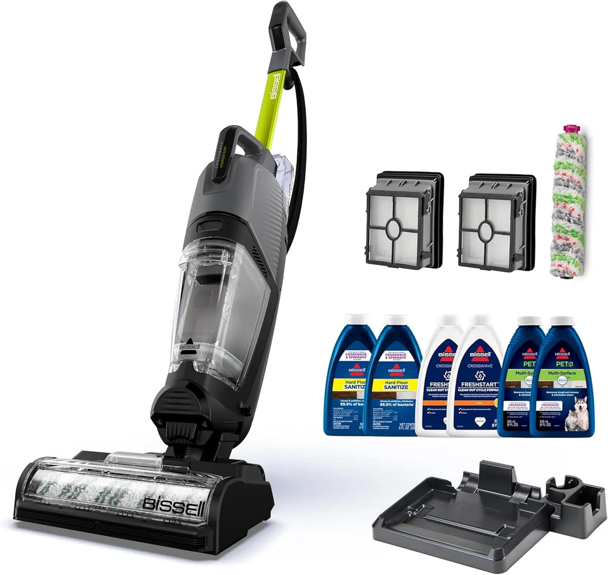 Bissell CrossWave HydroSteam Deluxe 3-in-1 Steam Mop - 3515G