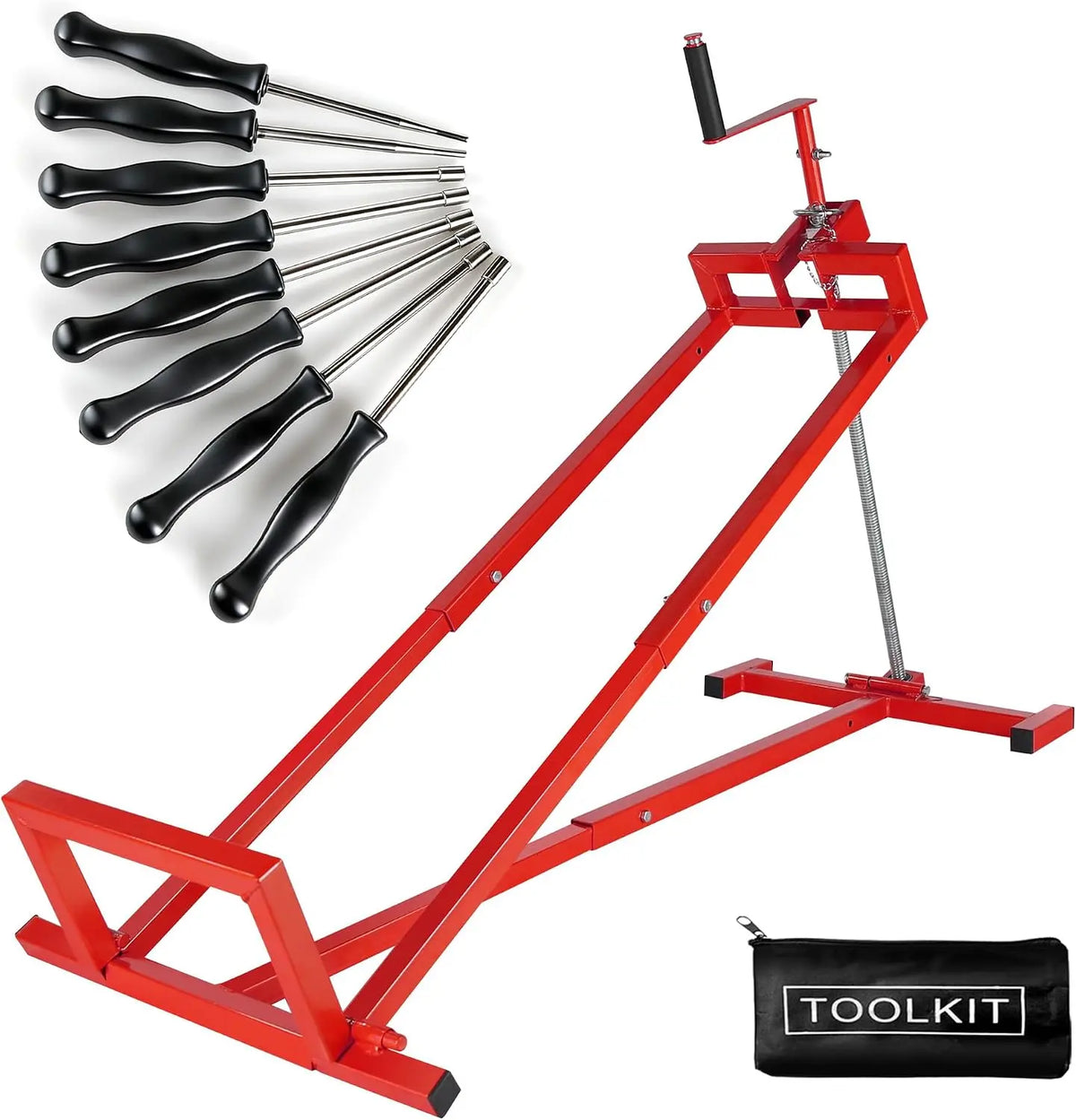 Lawn - Mower Lift Jack Telescopic Maintenance Jack for Riding Lawn Mower