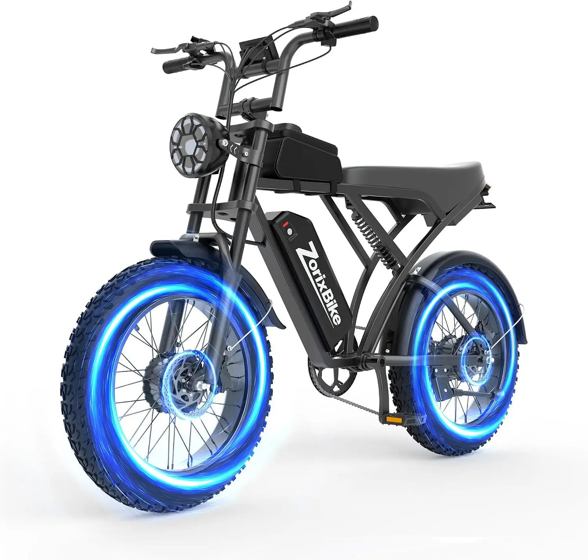 Electric Bike for Adults, Shamano 7-Speed, UL 2849, 20 Inch Fat Tire, Brushless Motor