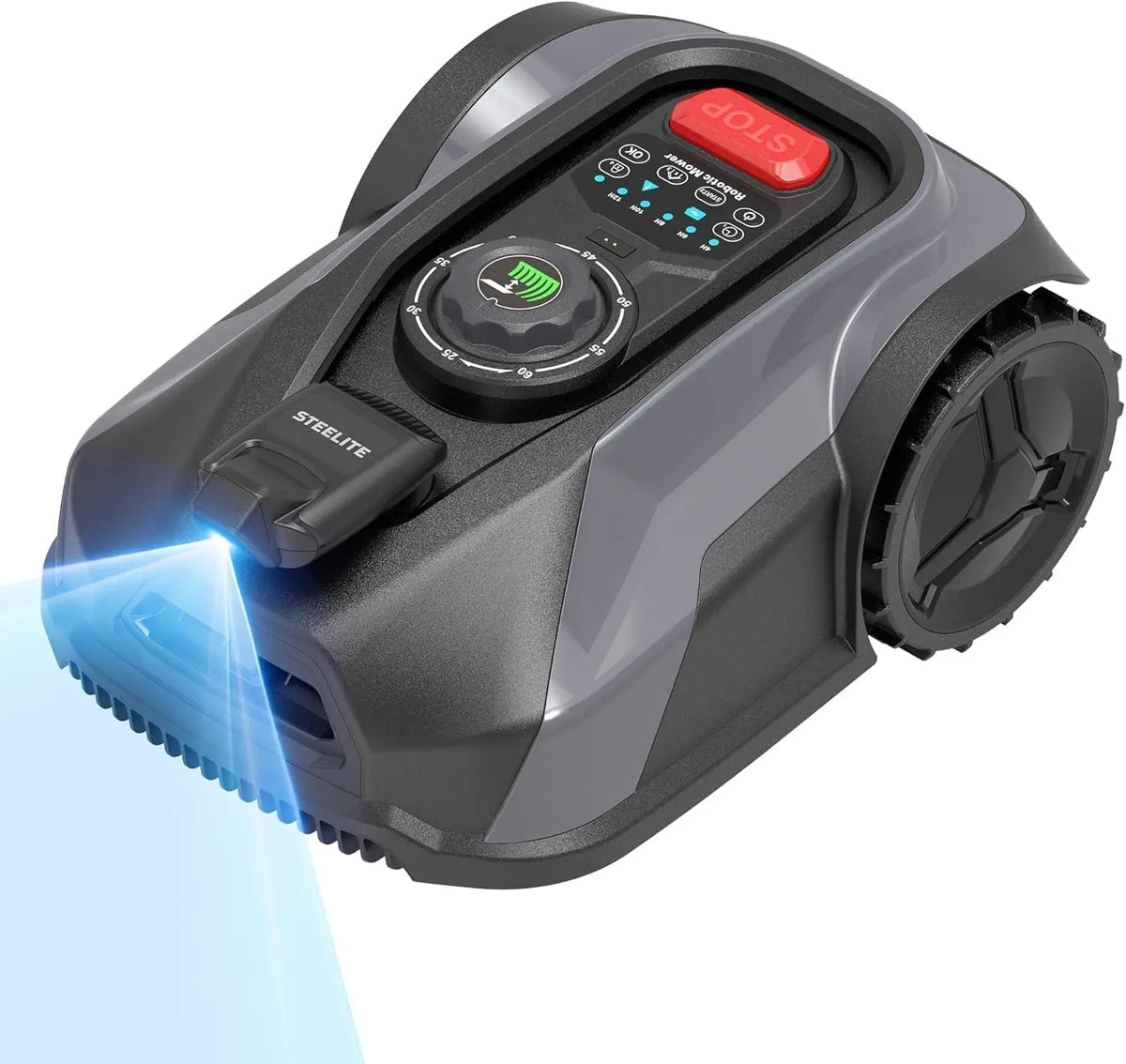 STEELITE Robotic Lawn Mower - Wire Free Robot Lawn Mower for 1/4 Acre Lawns