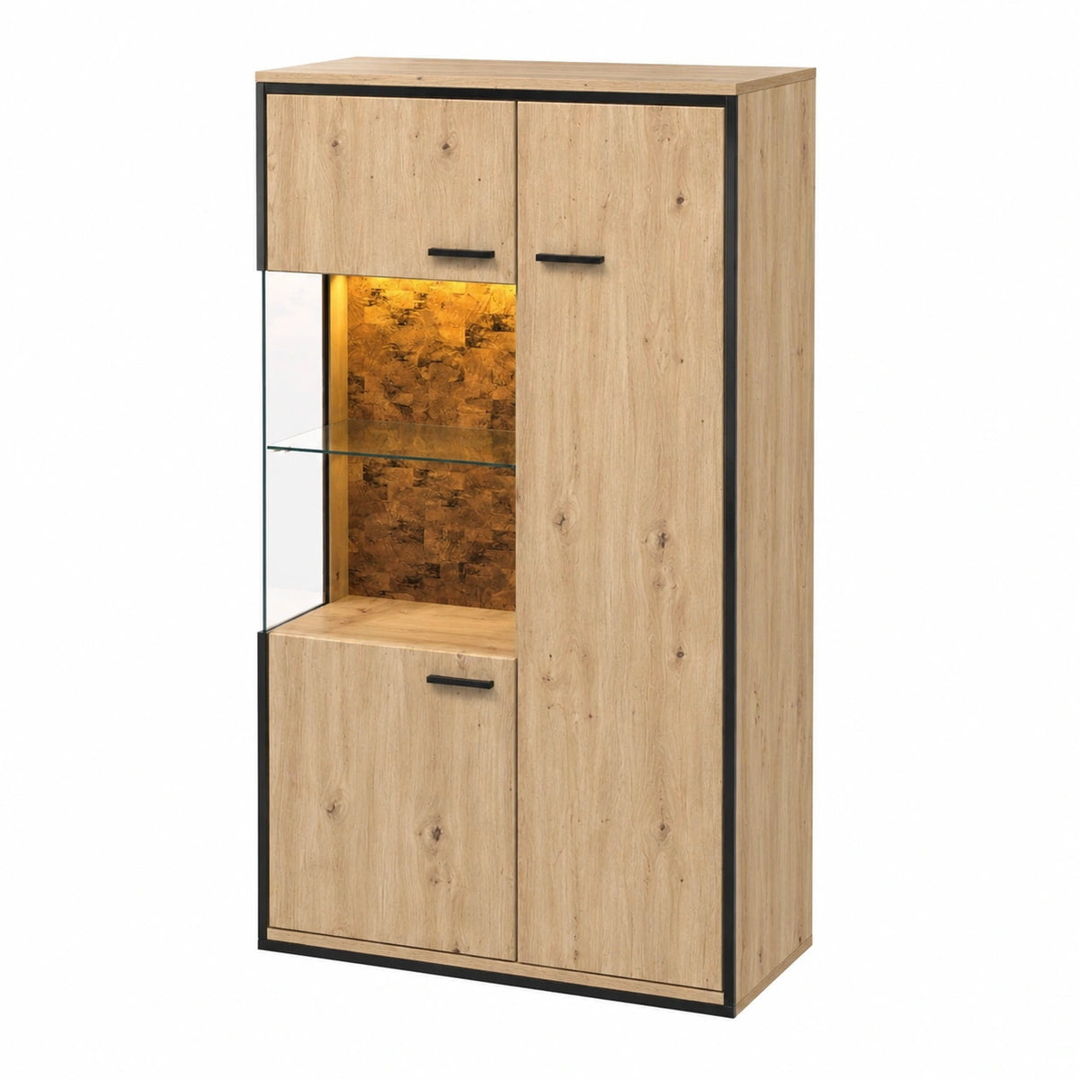 Armoire, réglable, avec rangement, avec étagères, en verre, pour la chambre