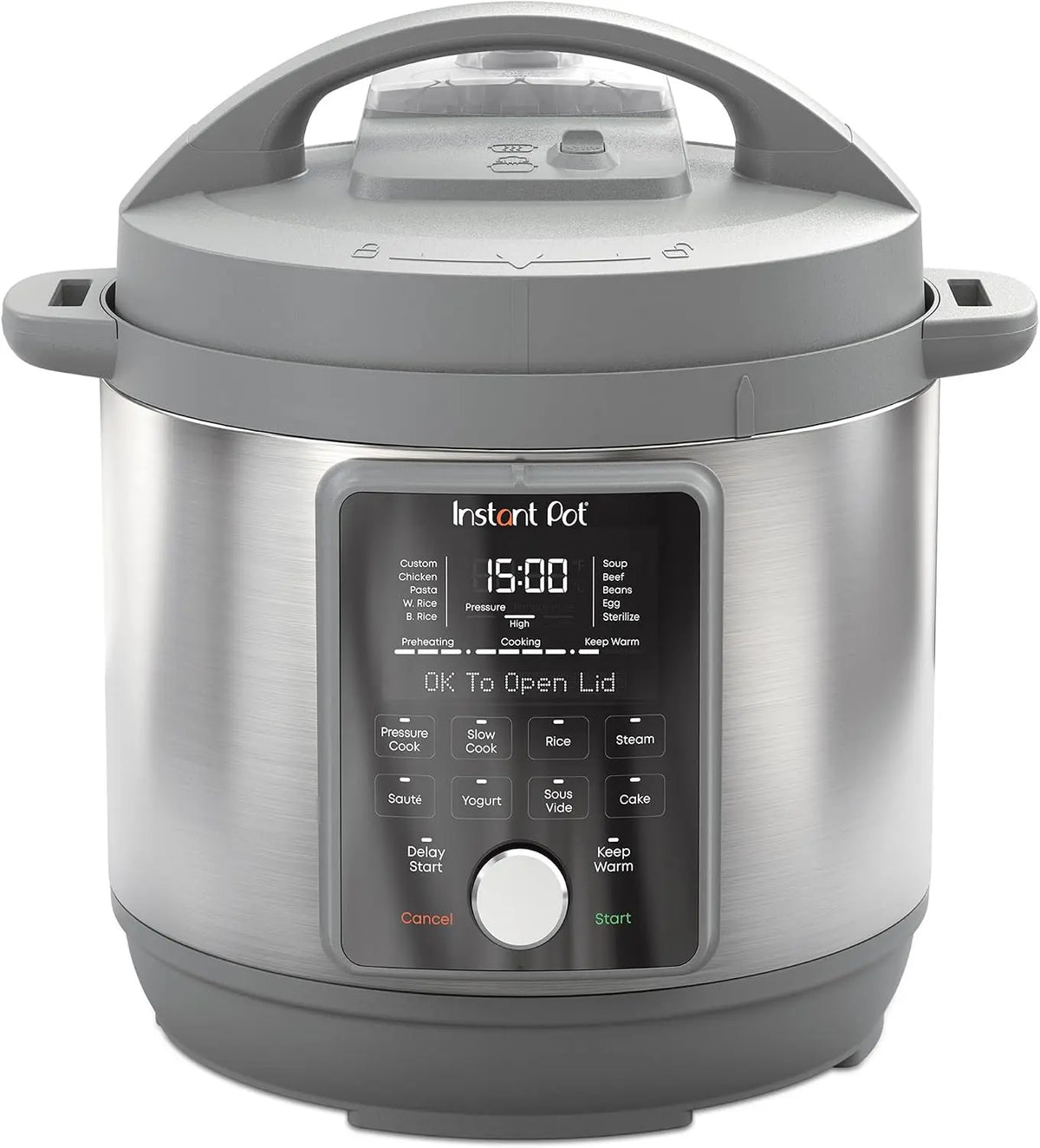 Instant Pot 8 Qt Duo Plus 9-in-1 Electric Pressure Cooker, WhisperQuiet
