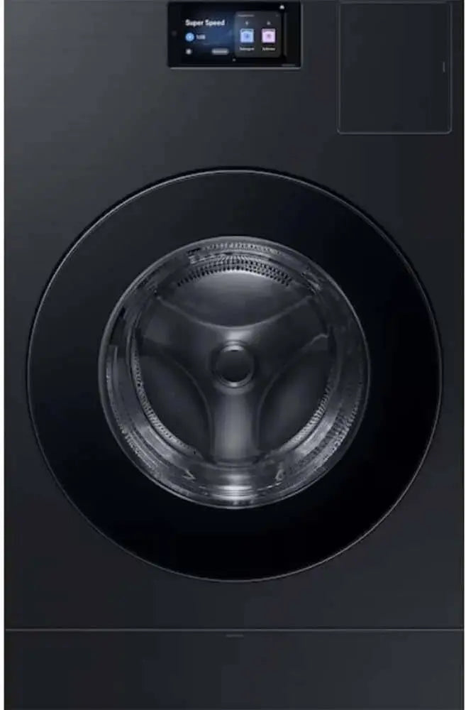 Samsung WD90F53AVB 5.3cuft Bespoke AI Front‑Load Washer & Dryer Combo - Vented All‑in‑One, Brushed Black
