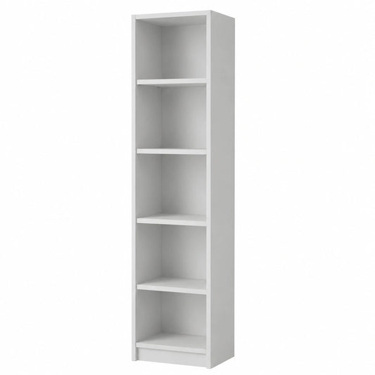 Bureau, avec rangement, 50 x 31 x 183 cm, coloris blanc, pour l’espace de travail