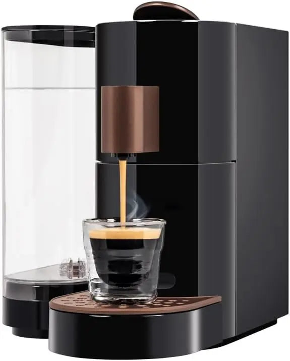 K-FEE Twins II Single Serve Coffee, Espresso, Milk Machine Black/Copper