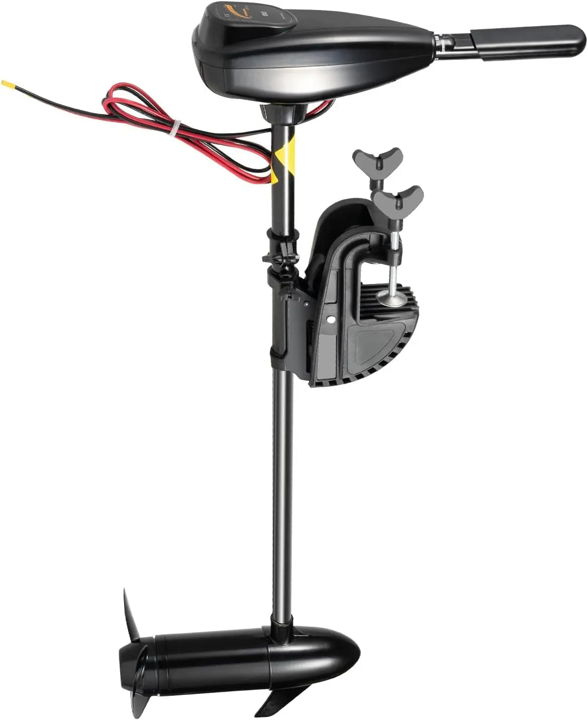 Electric Trolling Motor, 12v 80lb Thrust Outboard Motor, 800w Long Shaft Brushless Motor with Telescoping Handle, 8-Speed Control, for Fishing Boats