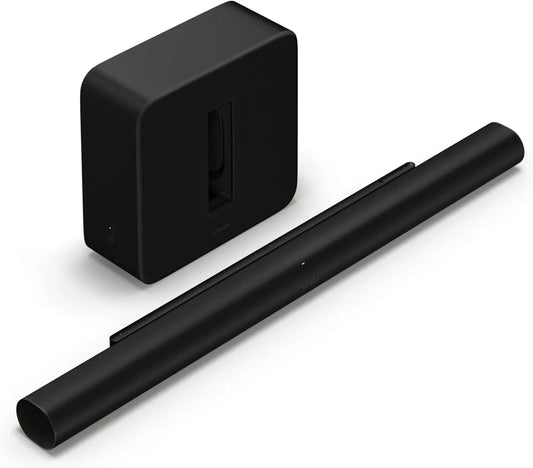 Sonos Arc Ultra soundbar + Sub 4 subwoofer, Black, Wi-Fi Connectivity