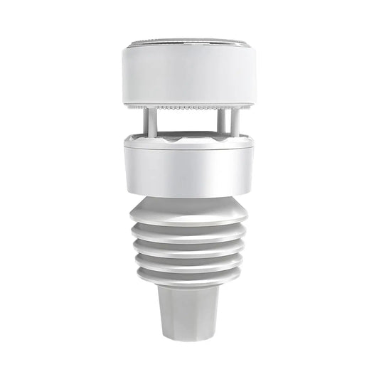 Ecowitt WS90 7-in-1 Weather Sensor, Outdoor Temperature/Humidity/Rain Gauge/Wind Speed and Direction/UV Index/Solar Radiation, Just Sensor, 915 MHz
