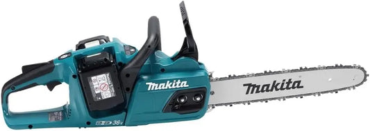 Makita DUC355Z Twin 18V 36V Li-Ion LXT 350mm Brushless Chainsaw, Batteries and Charger Not Included, Variable Speed
