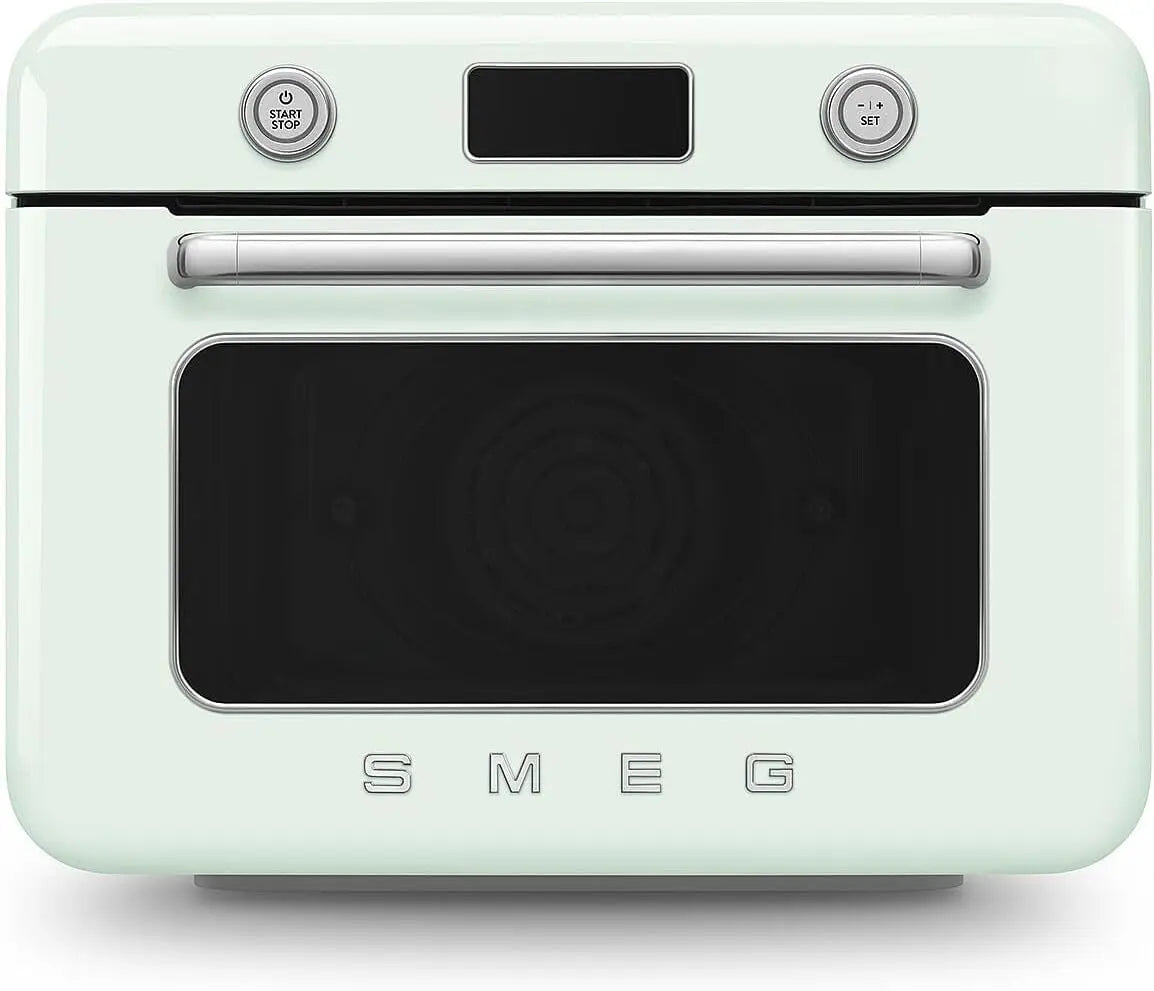 SMEG COF01Countertop Combi Oven, Multi-Function Grill, Air Fry, Steam, Bake, Convection, Defrost, and Warm, 10 Cooking Functions