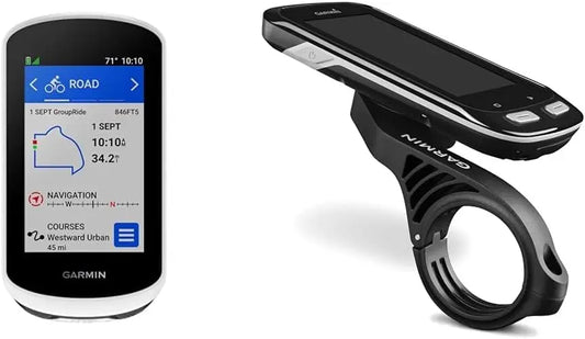 Garmin Edge Explore 2 GPS Cycling Computer Bundle with Extended Out-Front Mount, Touch Controls