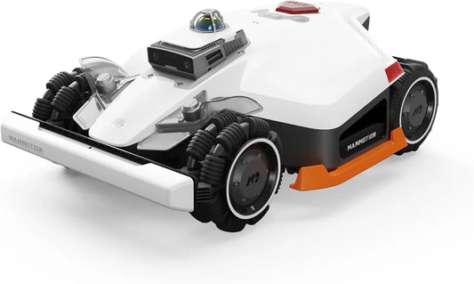 Mammotion LUBA 3 AWD 3000 Robot Lawn Mower, Perimeter Wire Free for 0.75 Acre, 360° LiDAR+NetRTK+AI Vision, All-Wheel-Drive for 80% Slopes