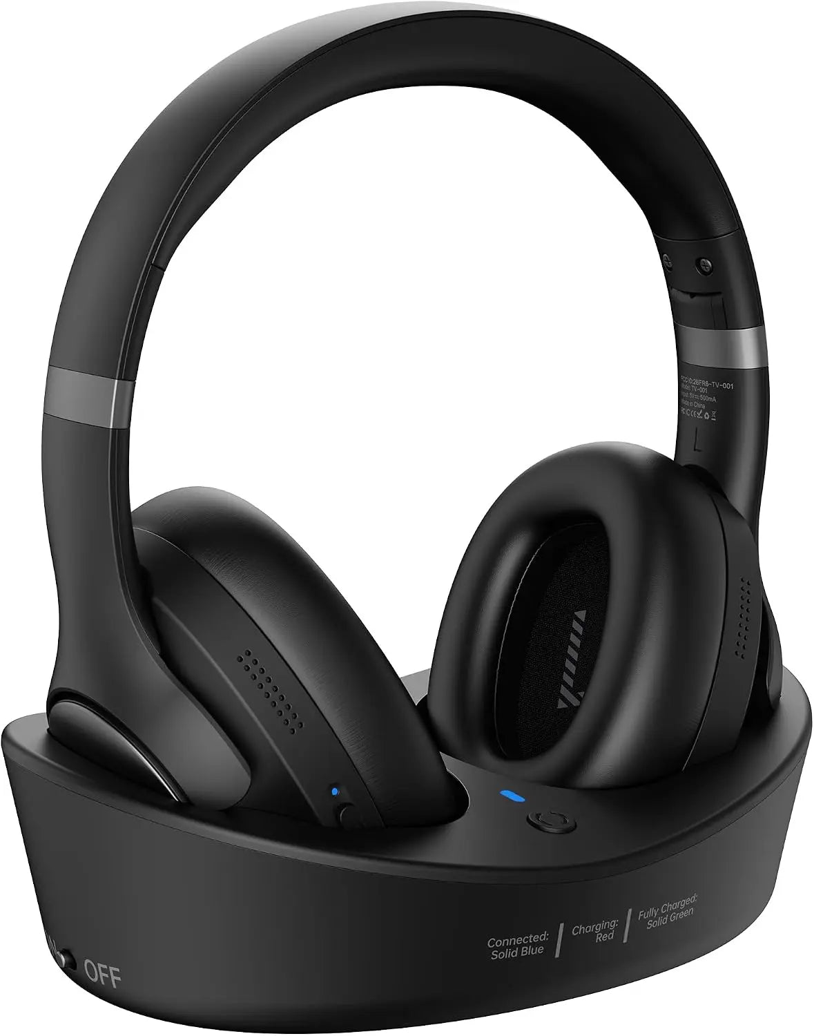Wireless Headphones for TV, TV Headphones Wireless with Charging Dock, Bluetooth Connectivity