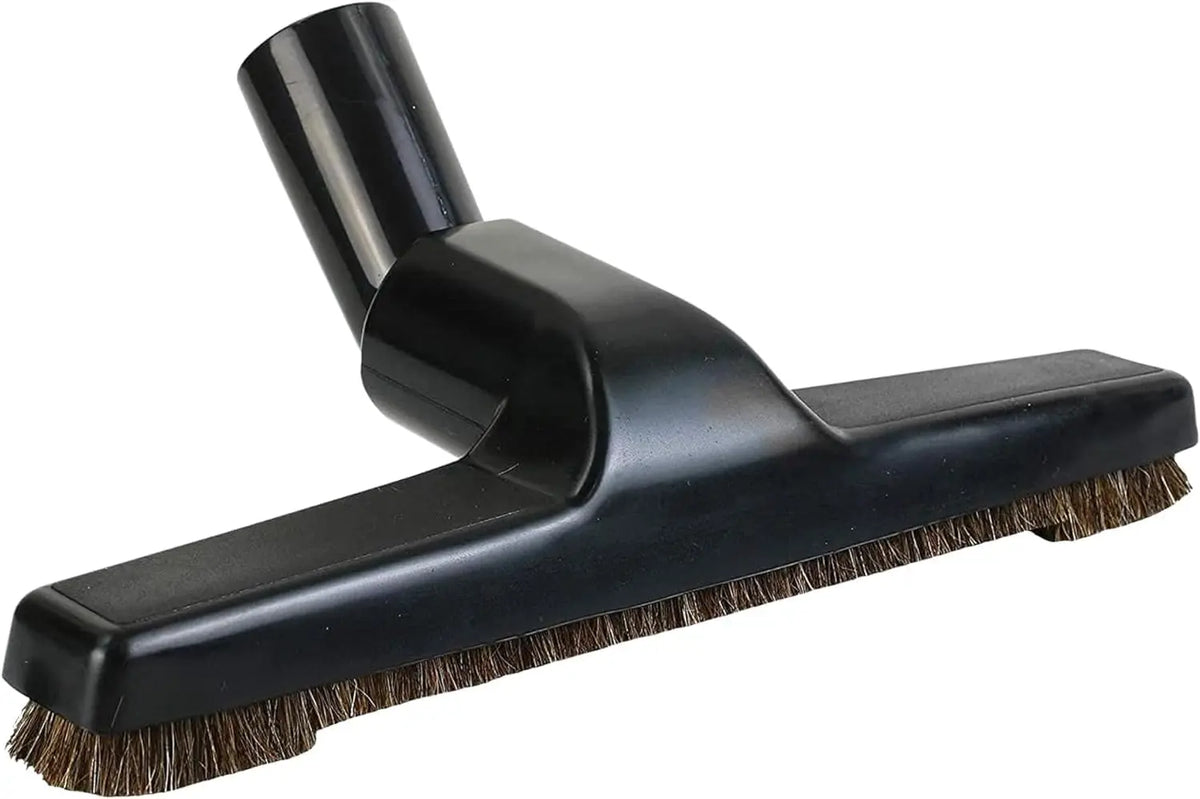 Selgo Hardwood Universal Vacuum Cleaner Floor Brush 1 ¼ inch 32mm Inner Diameter, with Horse Hair Soft Bristles 10 Inch Wide Black, Plastic