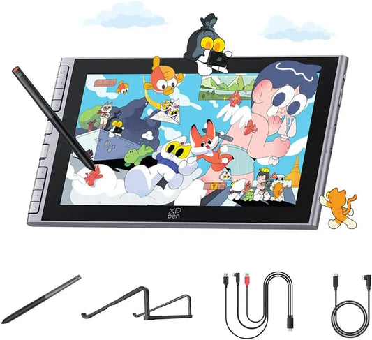 XPPen Artist 12 3rd 11.9 Inch Drawing Tablet with Screen, 16384 Pressure X4 Chip Stylus, 99% sRGB Pro Gamut with OSD