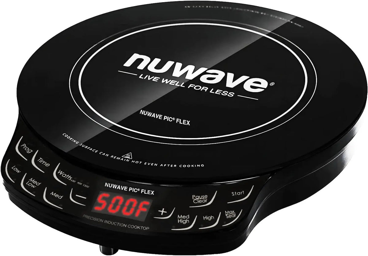 Nuwave Flex Precision Induction Cooktop, 6.5 Inch Heating Coil, Black