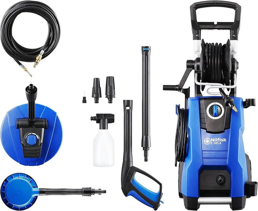 Nilfisk E 145.4-9 PAD X-tra 128471191 Pressure Washer, 2100W, 230V, Blue