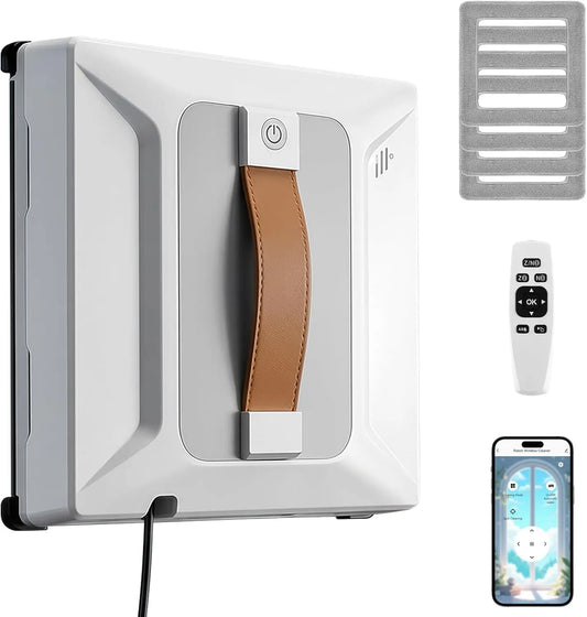 FRUITEAM 3500Pa Automatic Window Cleaning Robot with APP and Remote Control
