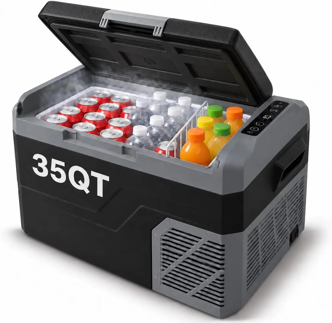 35QT Portable Car Refrigerator - Compressor Freezer AC/DC for Camping RV SUV