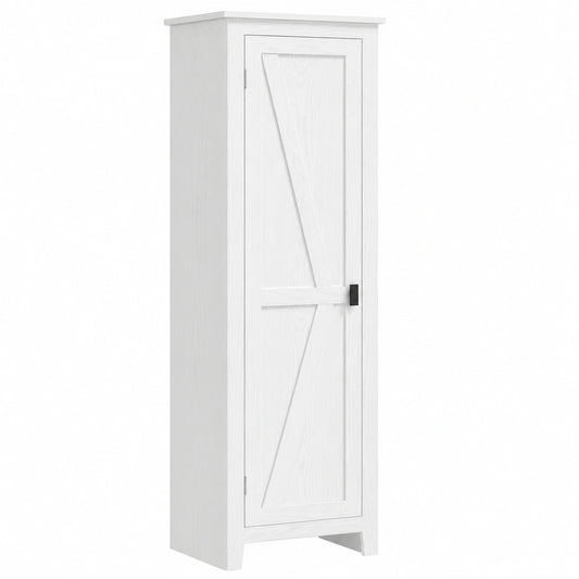 Armoire, réglable, avec rangement, avec étagères, coloris blanc, pour la chambre