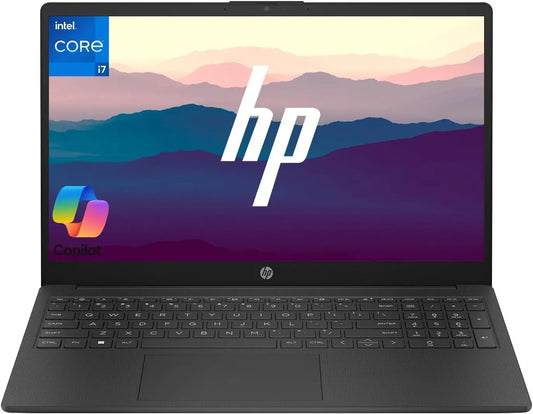 HP 15.6 Inch Business Laptop Computer, 16GB RAM 512GB SSD, Intel Core i7-1355U 10-Core Processor, Intel Iris Xe Graphics, Windows 11 Home, Jet Black