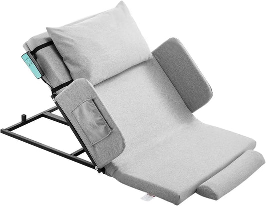 VEVOR Electric Lifting Backrest for Bed, 300 lbs Capacity, 4-68° Adjustable Lifting Bed Backrest, with Rails, Machine Washable