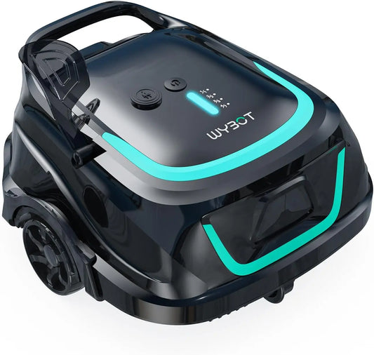 WYBOT A1 Cordless Pool Vacuum Robot for Above Ground Pool - Black&Green