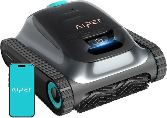 Aiper Scuba S1 2026 Robotic Pool Cleaner, Floor/Wall/Waterline/Shallow Area Cleaning, Double Filtration, Adaptive Navigation, High-Precision Sensors