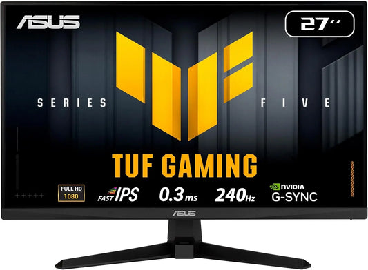 ASUS 27 Inch TUF VG279QM5A 1080p 240Hz Fast IPS G-SYNC Gaming Monitor