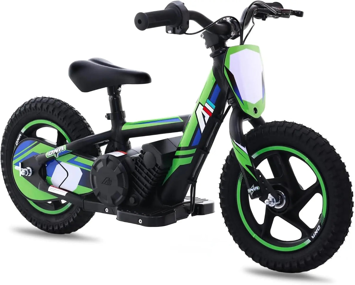 Lightweight Electric Dirt Bike for Kids, 170/340W Electric Motorcycle Up to 10/12MPH, 24V Detachable Battery, Brushless Motor, 2-Speed Control