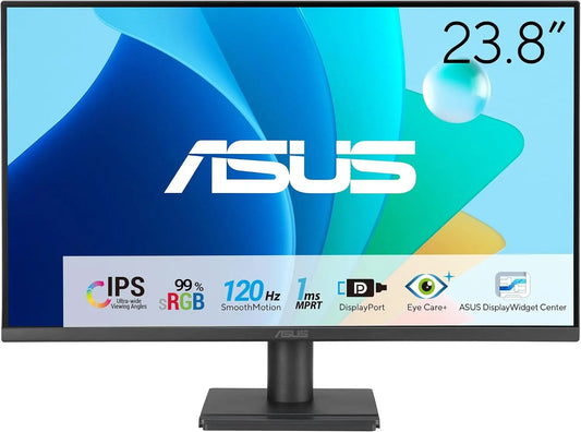 ASUS VA249QG 120Hz 24 Inch 1080P Eye Care Gaming Monitor, HDMI, DisplayPort