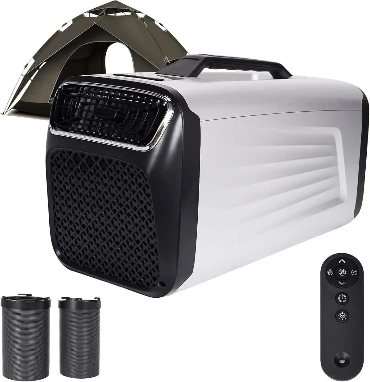 5200 BTU Portable Camping Air Conditioner, Tent AC Unit Air Conditioner 400W Low Power for RV, Truck, Fishing Spot, Cools up to 200 sq ft, Timer