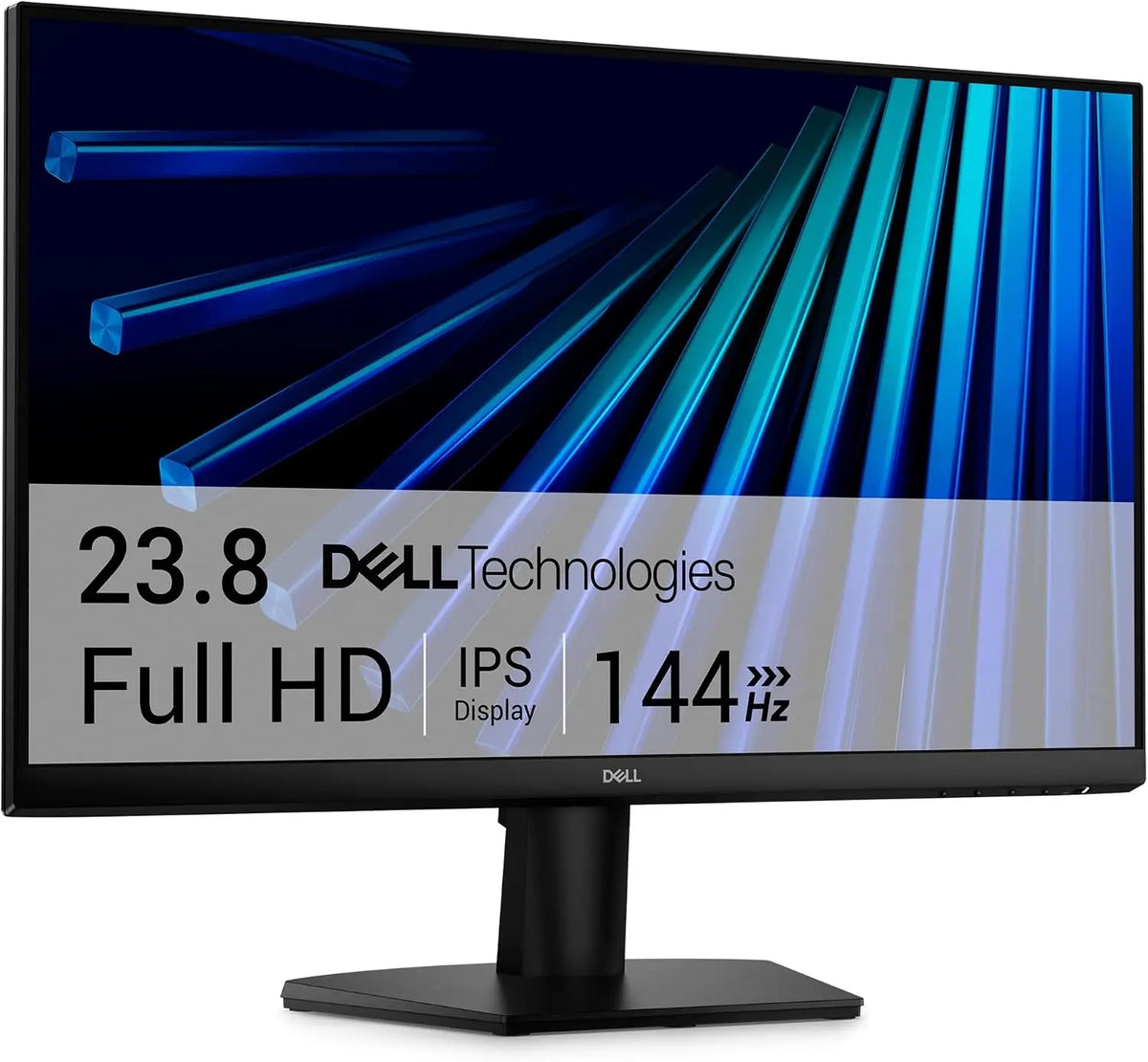 Dell 24 Monitor, SE2426H, 23.8-inch FHD 1920x1080 144Hz 1ms Display, in-Plane Switching IPS Technology, AMD FreeSync, TÜV 3-Star 2X HDMI, Tilt