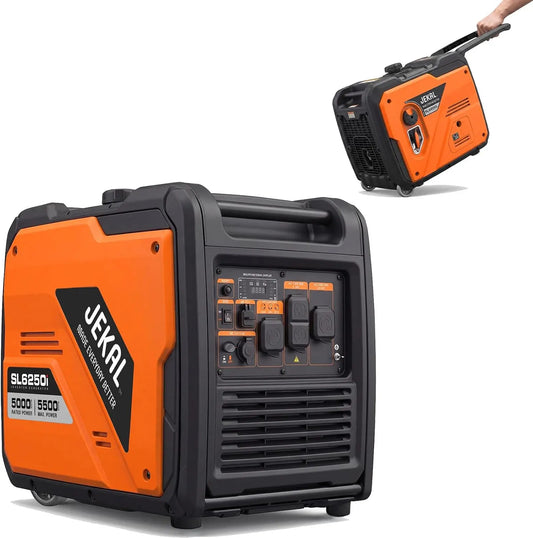 5500W - Portable Inverter Generator for Home Use & Camping